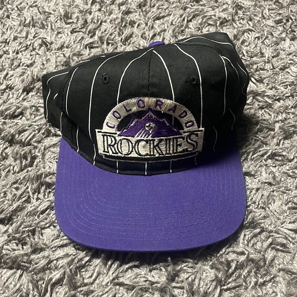 Vintage Colorado Rockies starter ball cap